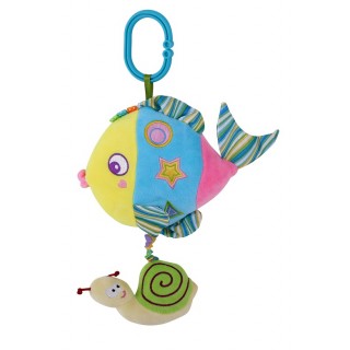 Подвесная музыкальная игрушка Lorelli Toys Разноцветная Рыбка 1019125 0001
